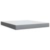 vidaXL Boxspring met matras stof lichtgrijs 180x200 cm