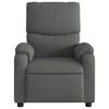 vidaXL Relaxfauteuil Donkergrijze Stof