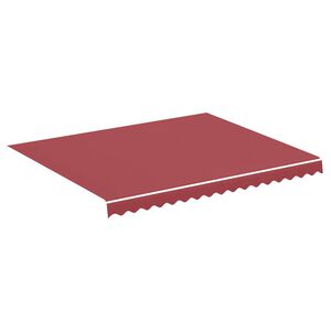 vidaXL Vervangingsdoek voor luifel 300x250 cm polyester bordeauxrood