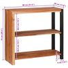 vidaXL Boekenkast Bruin 80 x 30 x 75 cm Massief acaciahout
