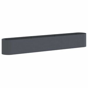 vidaXL Verhoogd Tuinbed Antracietkleurig 280 x 40 x 40 cm