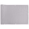 vidaXL Balkonscherm 800x120 cm PVC grijs