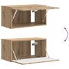 vidaXL TV Wandkast 2 pcs Ambachtelijk eiken 60 x 31 x 29,5 cm