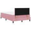 vidaXL Boxspringbed met matras Roze 120 x 190 cm Fluweel