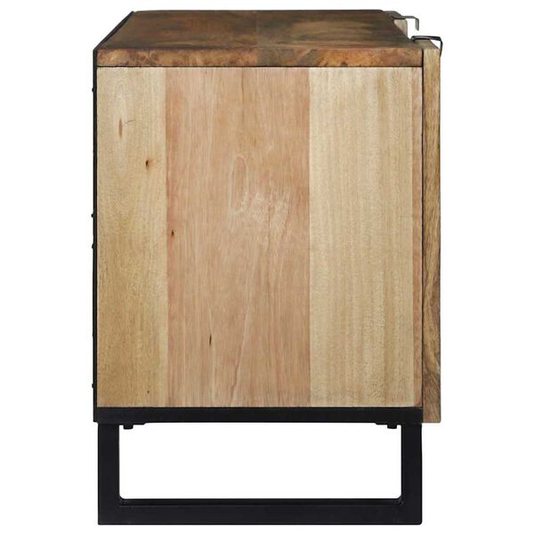 vidaXL TV Eenheden Bruin 105 x 33 x 46 cm Bewerkt hout