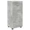 vidaXL Badkamerkastenset met lade TULUM Beton Grijs 37 x 31,5 x 82 cm