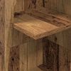 vidaXL Hoekkast Oudhout 27,5x27x140cm Bewerkt hout