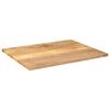 vidaXL Tafelblad rechthoekig 90x80x2,5 cm massief mangohout