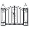 vidaXL Poort decoratief 122x20,5x100 cm smeedijzer