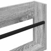 vidaXL Tijdschrift Rek 2 pcs Grijs Sonoma 60 x 12 x 30 cm Bewerkt hout