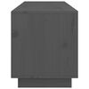 vidaXL Tv-meubel 105x34x40 cm massief grenenhout grijs