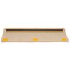 vidaXL Trapmatten 15 st 65x21x4 cm cr&egrave;me met rechthoekige rand