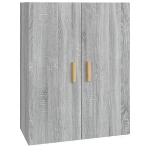 vidaXL Bovenkast 69,5x34x90 cm grijs sonoma eikenkleurig
