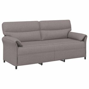 vidaXL 3-Zits Bank Taupe 198 x 83 x 95 cm