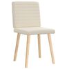 vidaXL Eetkamerstoelen 2 st linnen
