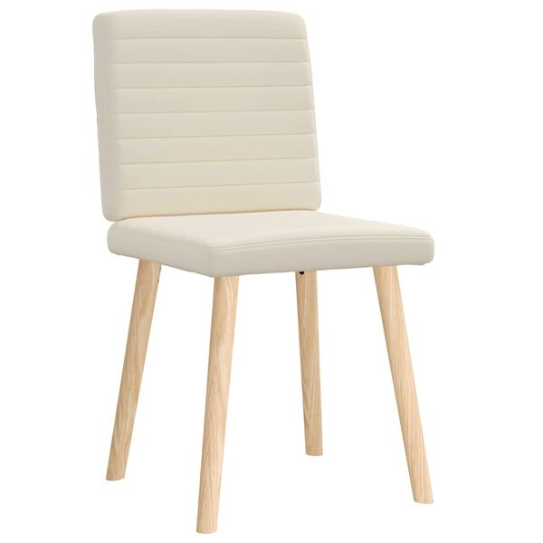 vidaXL Eetkamerstoelen 2 st linnen