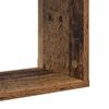 vidaXL Wandplank met plank Wandgemonteerd Anders met opslag Bruin Hout