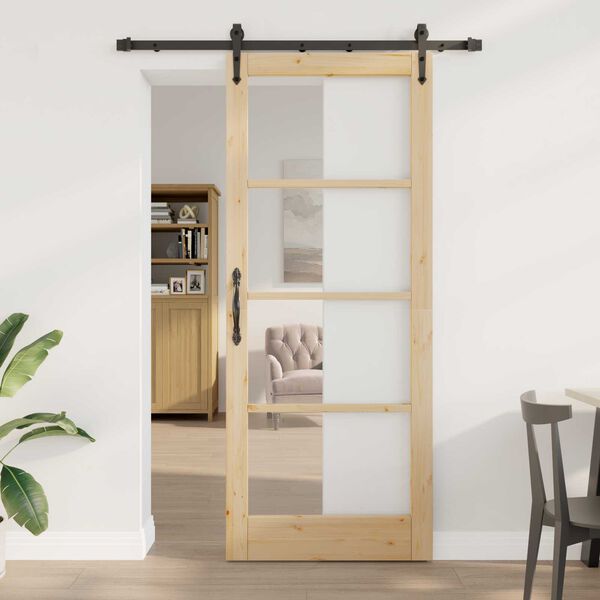 vidaXL Schuifdeur ORKDAL Naturel 86 x 211 cm