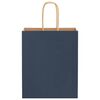 vidaXL Papieren zakken 250 st met hengsels 18x8x22 cm blauw