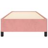 vidaXL Bedframe fluweel roze 100x200 cm
