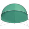 vidaXL Pooldome Groen 405 x 405 x 192 cm 185T polyester met PU-coating