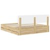 vidaXL Bedframe met lade Sonoma Eiken 180 x 200 cm Geconstrueerd hout