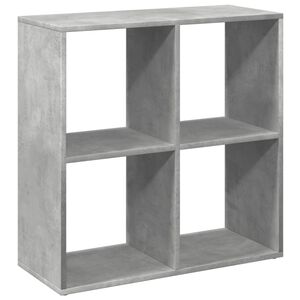 vidaXL Kamerscherm / boekenkast 69,5x29x69,5 cm hout betongrijs