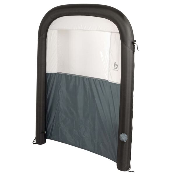 Bo-Camp Windscherm Air opblaasbaar 120x140 cm grijs