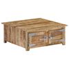 vidaXL Salontafel 70x70x30 cm massief mangohout