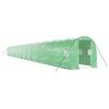 vidaXL Tuinkas met stalen frame 48 m&sup2; 24x2x2 m groen