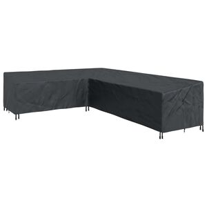 vidaXL Meubelhoes 355 x 275 x 80 cm 420D Oxford Stof L-vorm Waterdicht