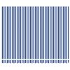 vidaXL Luifel uittrekbaar 3,5x2,5 m stof en aluminium blauw en wit