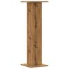 vidaXL Plantenstandaards 2 st 30x30x95 cm hout artisanaal eiken