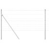 vidaXL Grond Fix Gelast Draadhek 25 x 1 m Gegalvaniseerd staal Mesh