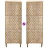 vidaXL Hoge kast 40x33x110 cm massief mangohout