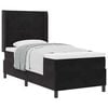 vidaXL Boxspringbed met matras Zwart 90 x 190 cm Fluweel