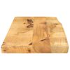 vidaXL Tafelblad met natuurlijke rand 90x30x3,8 cm massief mangohout