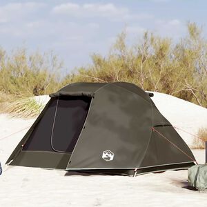 vidaXL Vistent 3-persoons waterdicht bruin