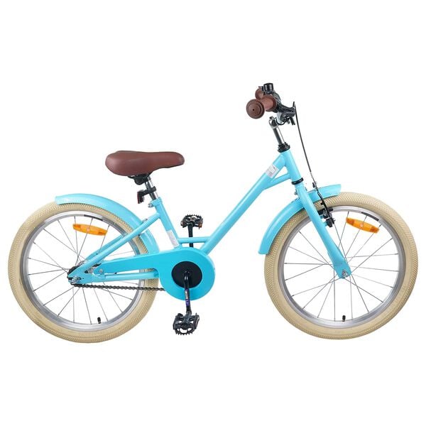 vidaXL Kinderfiets 18 Inch voor 5-7 jaar Lichtblauw