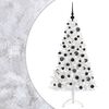 vidaXL Kunstkerstboom met kerstbal 210 cm 300 LED's Warmwit