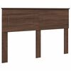 vidaXL Hoofdbord Bruin Eiken Bewerkt hout