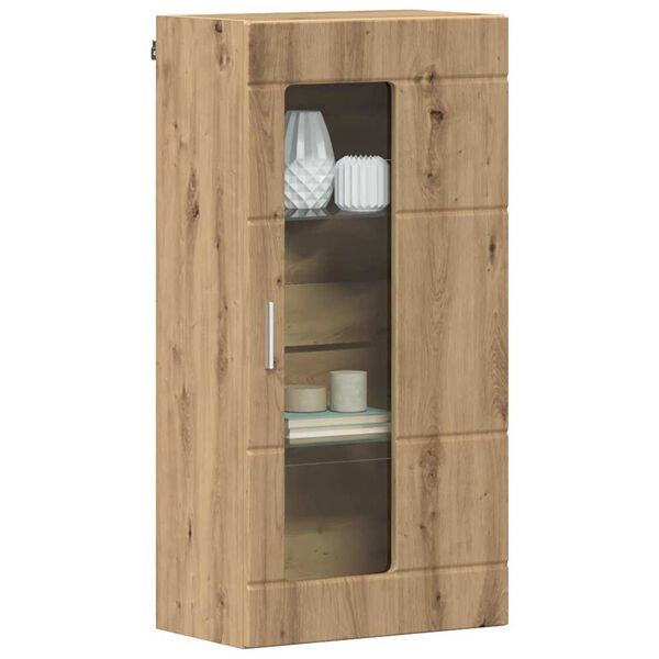 vidaXL Houten Kast Artisan Eiken 50 x 29 x 100 cm Bewerkt hout