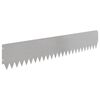 vidaXL Gazonrand 30 st 103 x 20 cm Staal zilver