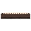 vidaXL Bedframe zonder matras bewerkt hout bruin eikenkleur 90x190 cm