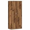 vidaXL Schoenenkast 80x39x178 cm bewerkt hout oud houtkleurig