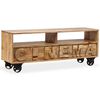 vidaXL Tv-meubel 120x30x48 cm massief mangohout