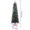 vidaXL Kunstkerstboom Groen 43 x 43 x 150 cm PVC en Plastic en Staal