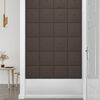 vidaXL Wandpanelen 12 st 1,08 m&sup2; 30x30 cm stof taupe