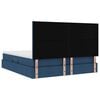 vidaXL Opslag bed met matras met opslag Blauw 180 x 200 cm Nep Leer