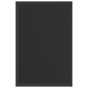 vidaXL Deurmat 40x60 cm zwart